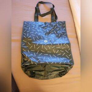 lululemon athletica Patterned Black Tote